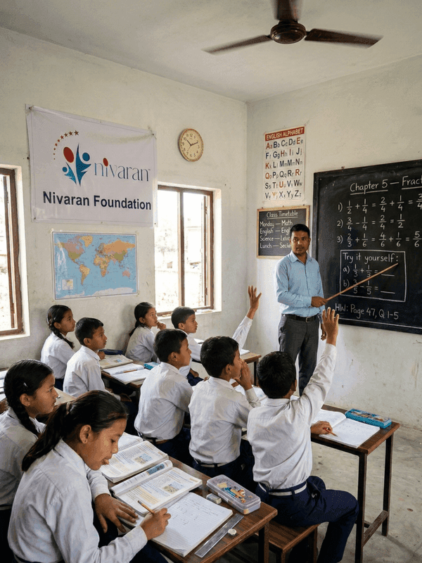 Children receiving quality education for a better future